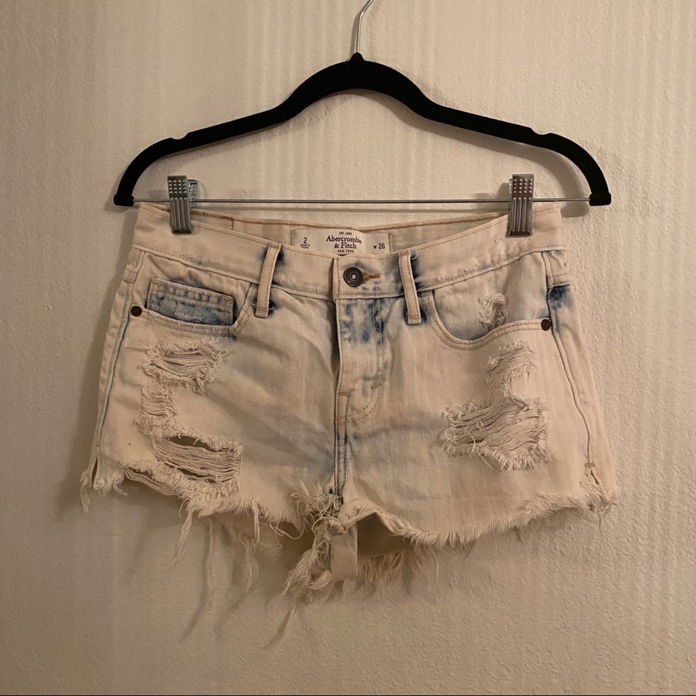 ABERCROMBIE ACID WASH SHORTS